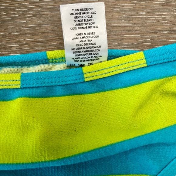 🆕Joe boxer NWT striped girl’s size 14/16 racer back 2 piece swimsuit beach - Picture 9 of 10